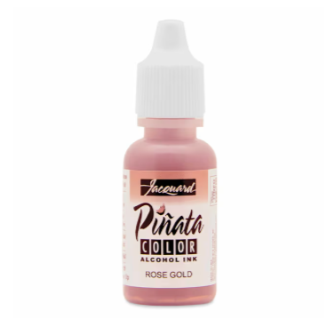 Jacquard Pinata Alcohol Ink Rose Gold for resin and alcohol ink art