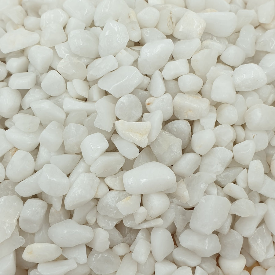 White Quartz Crystal Chips 250gm for resin art