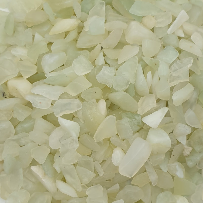 New Jade (Serpentine) Crystal Chips 250gm