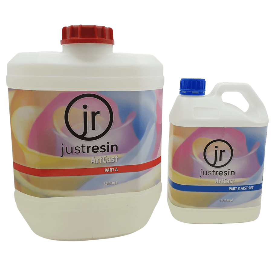 ArtCast Epoxy Resin Fast 9L Kit, fast set epoxy casting resin for moulds and small castings