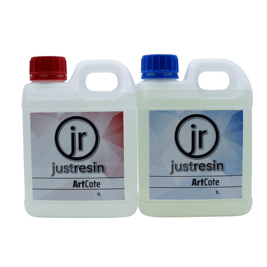 ArtCote 1:1 Epoxy Resin 2L Kit, clear epoxy coating resin for resin art and tabletops