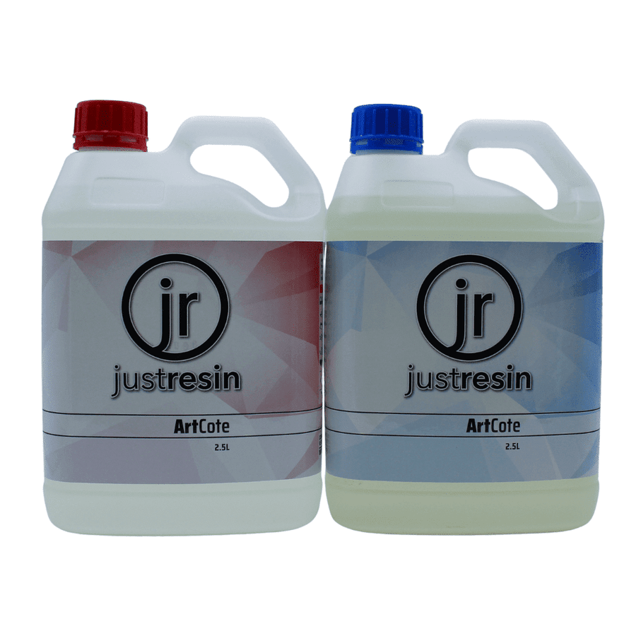 ArtCote 1:1 Epoxy Resin 5L Kit, clear epoxy coating resin for resin art and tabletops
