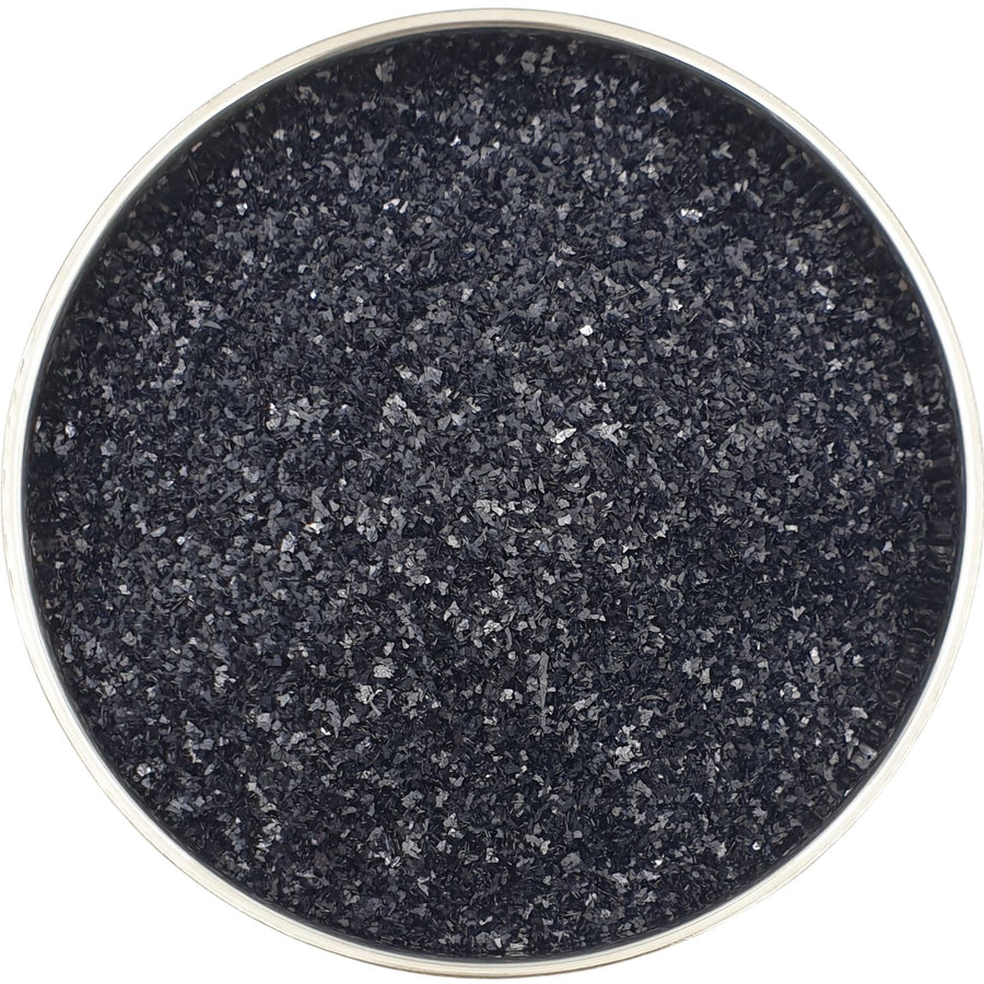 Black Glass Glitter Coarse for resin art