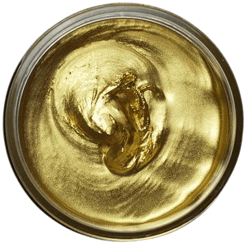 Bright Gold Metallic Epoxy Pigment Paste jar for epoxy resin art
