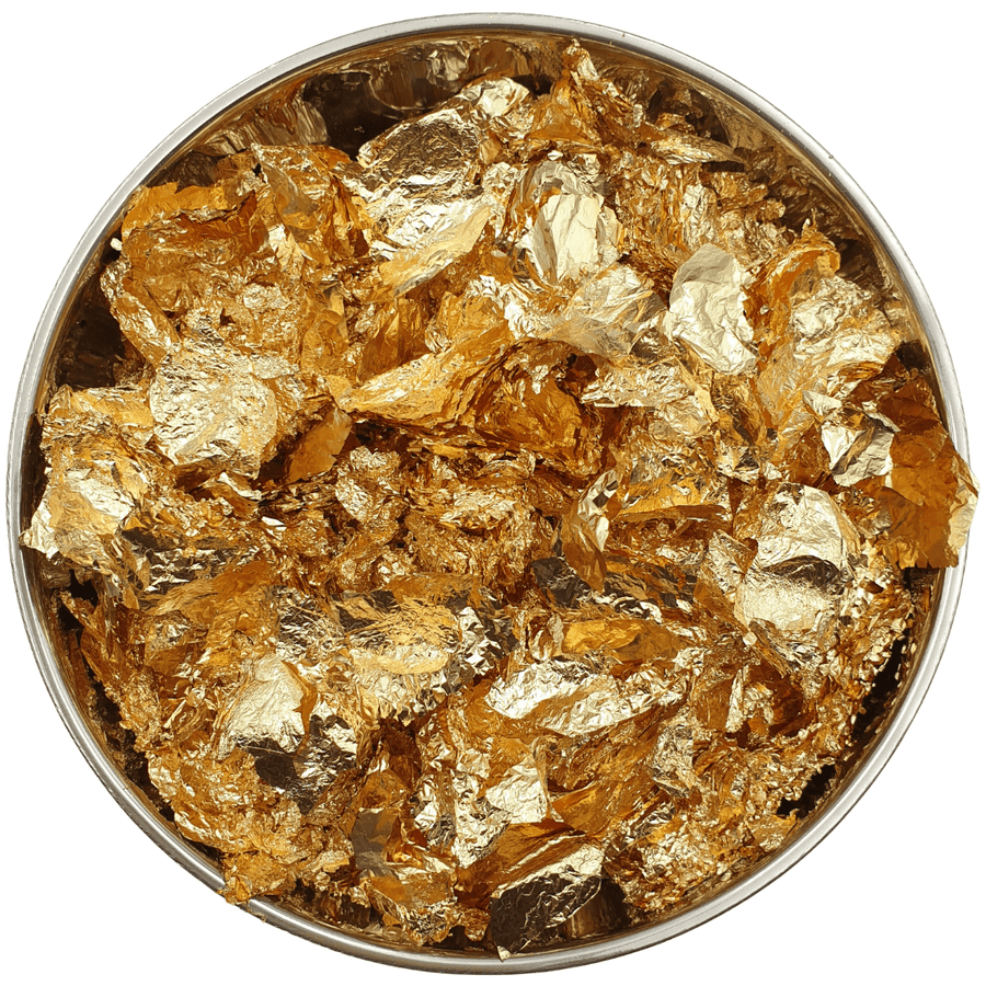 Metallic Foil Flakes 15gm Gold for resin art