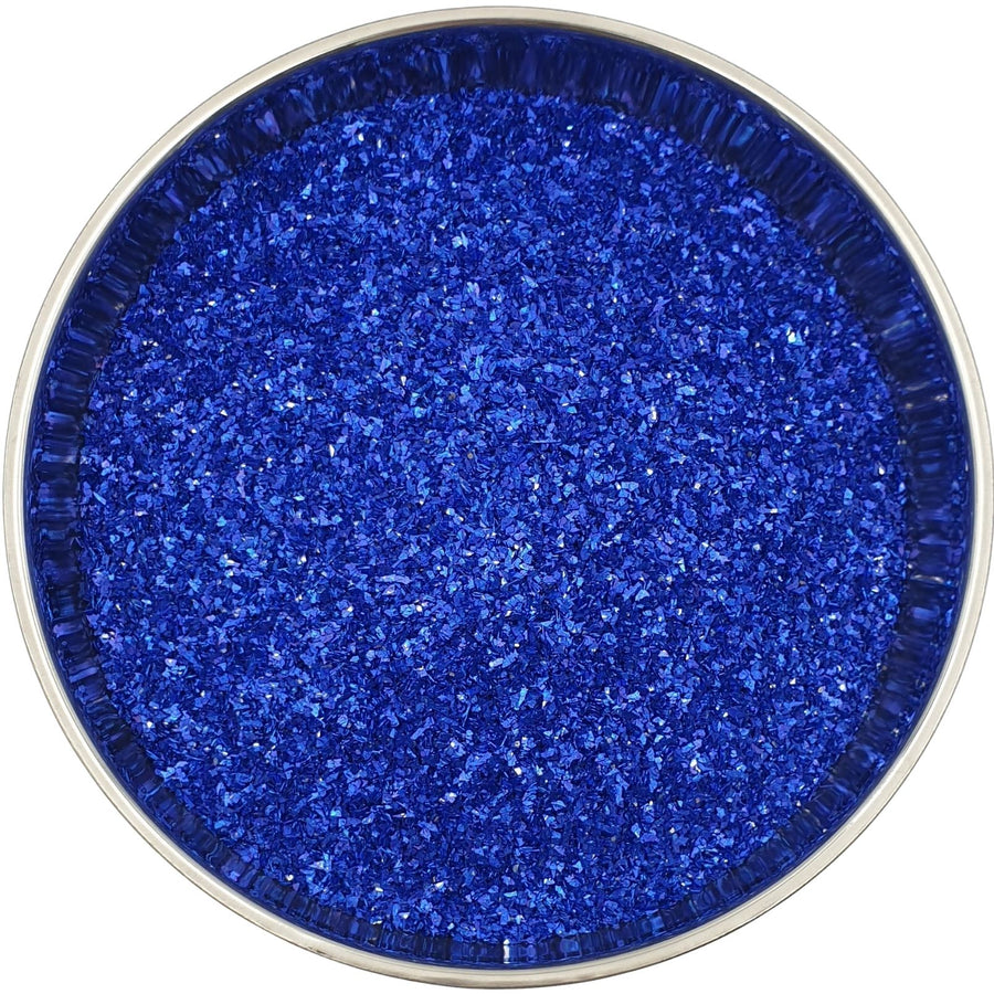 Dark Blue Glass Glitter Coarse for resin art