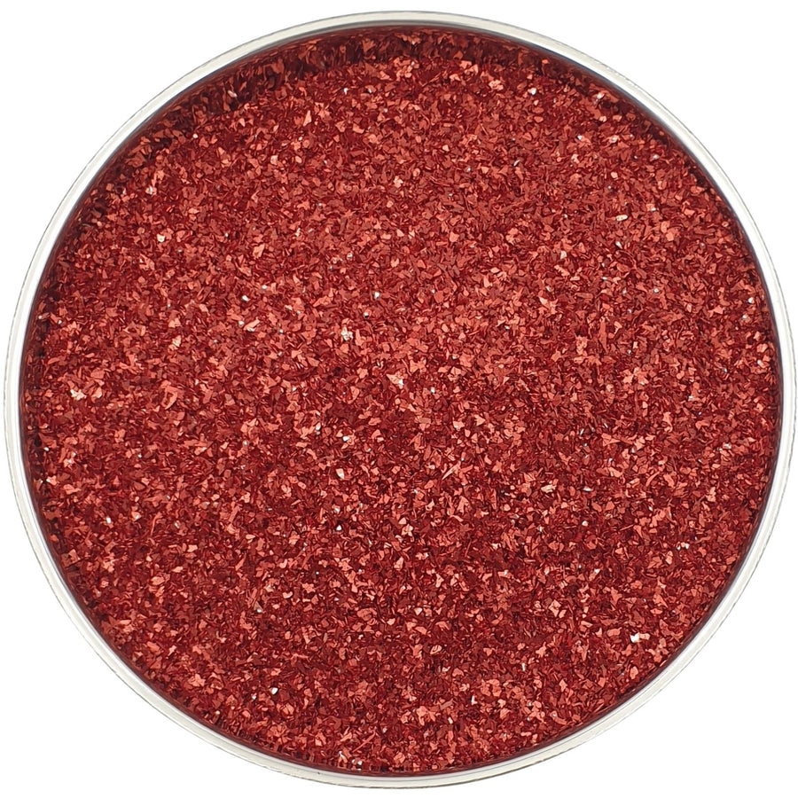 Dark Red Glass Glitter Coarse for resin art
