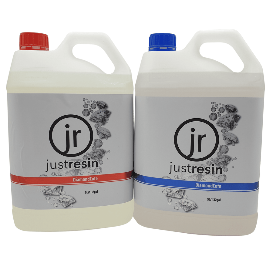 DiamondCote 1:1 Epoxy Resin 10L Kit, clear epoxy coating resin for resin art and tabletops