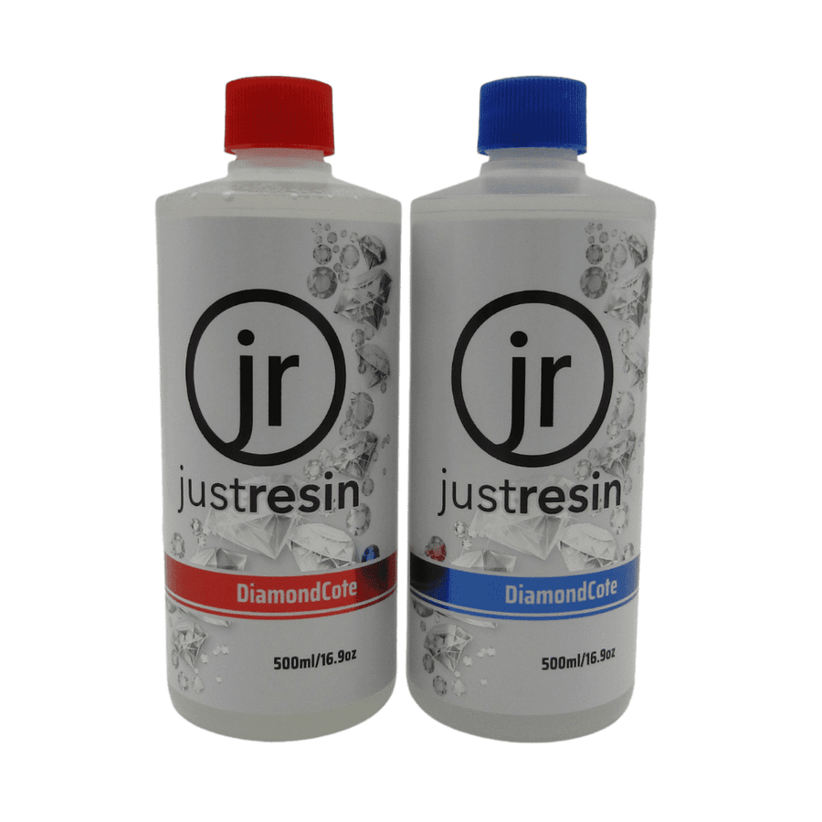 DiamondCote 1:1 Epoxy Resin 1L Kit, clear epoxy coating resin for resin art and tabletops