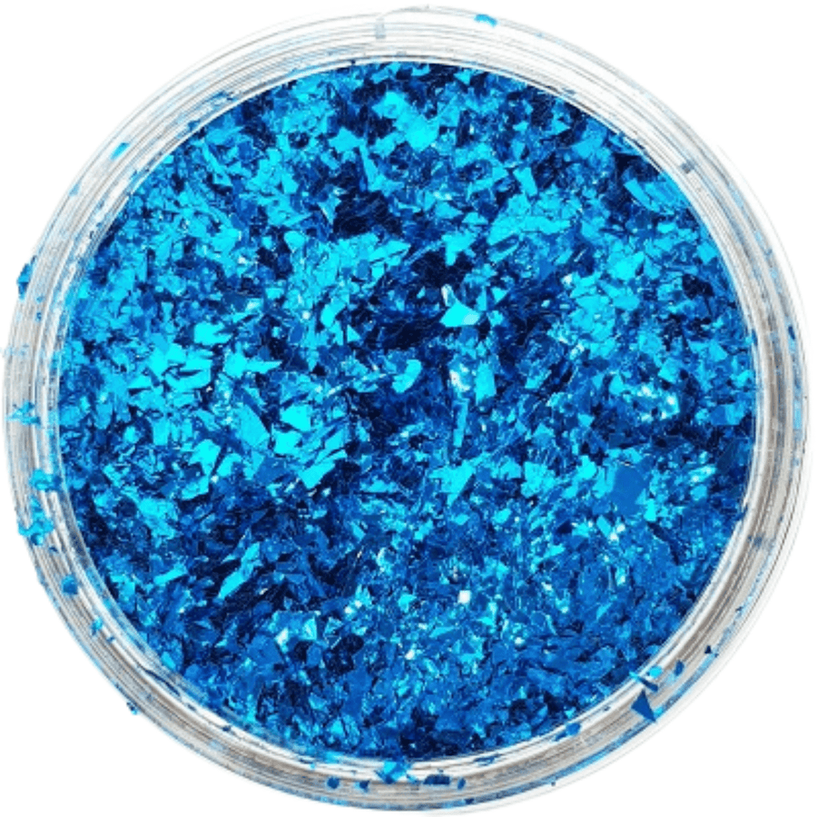 Electric Blue Glitter Flake for epoxy resin