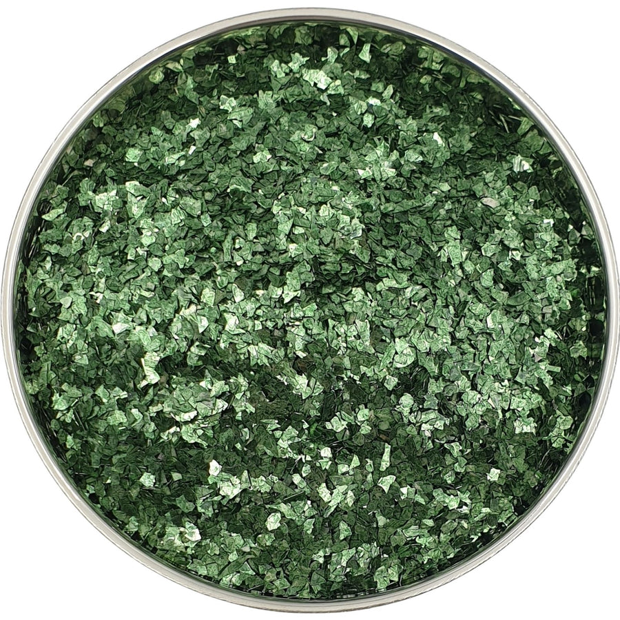 Forrest Green Glass Glitter Super Shard for resin art