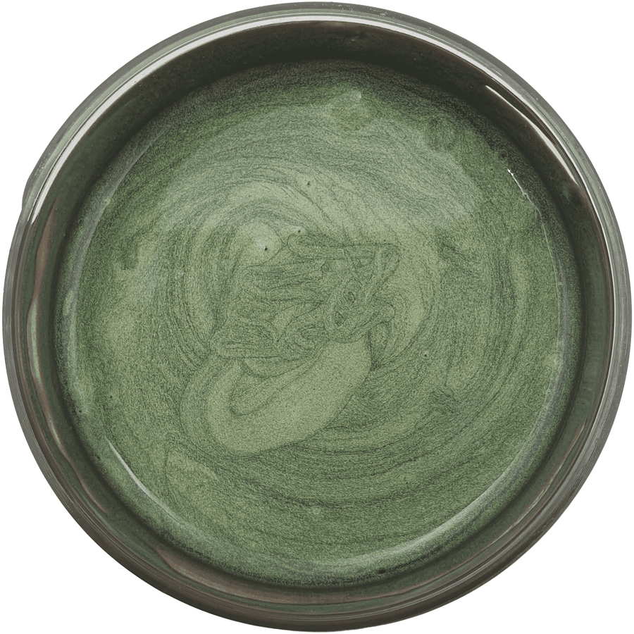 Galaxy Green Luster Epoxy Pigment Paste jar for epoxy resin art