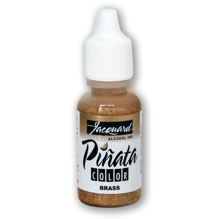 Jacquard Pinata Alcohol Ink Brass for resin and alcohol ink art