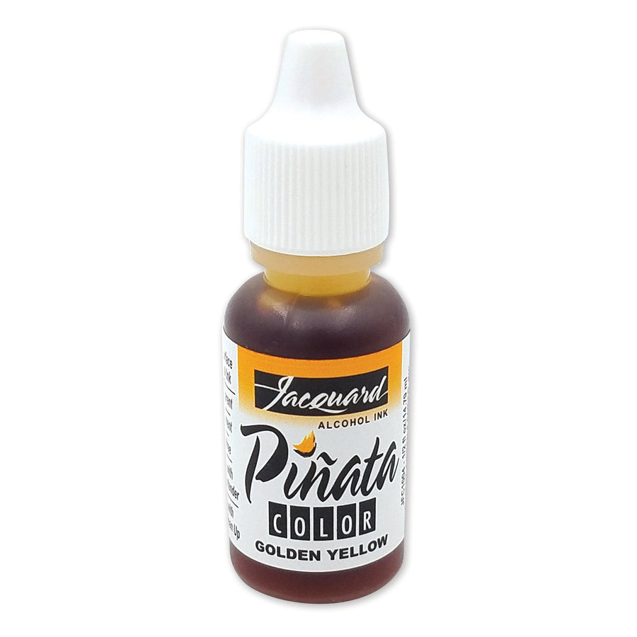 Jacquard Pinata Alcohol Ink Golden Yellow for resin and alcohol ink art