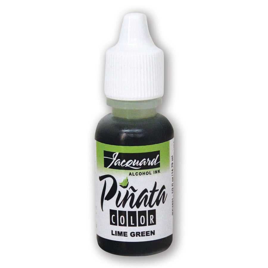 Jacquard Pinata Alcohol Ink Lime Green for resin and alcohol ink art
