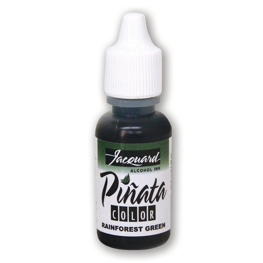 Jacquard Pinata Alcohol Ink Rainforest Green for resin and alcohol ink art