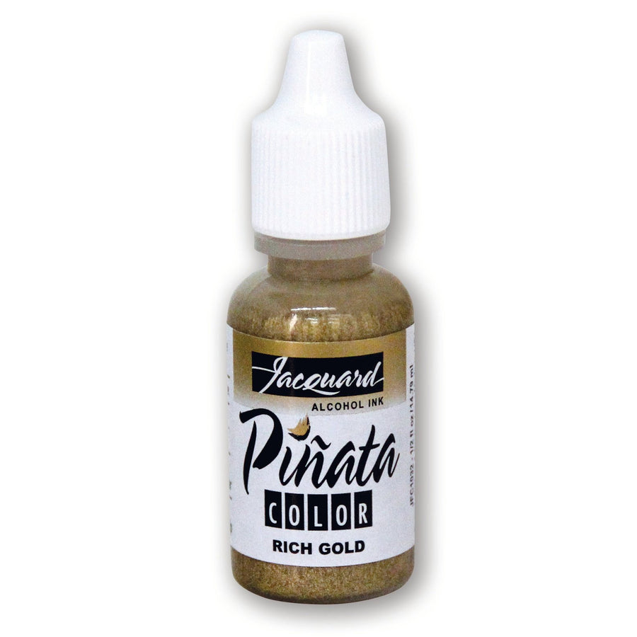 Jacquard Pinata Alcohol Ink Rich Gold for resin and alcohol ink art