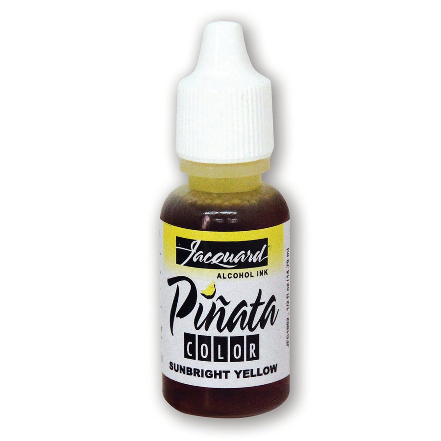Jacquard Pinata Alcohol Ink Sunbright Yellow for resin and alcohol ink art