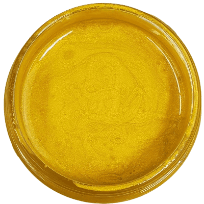 Lemon Yellow Luster Epoxy Pigment Paste jar for epoxy resin art