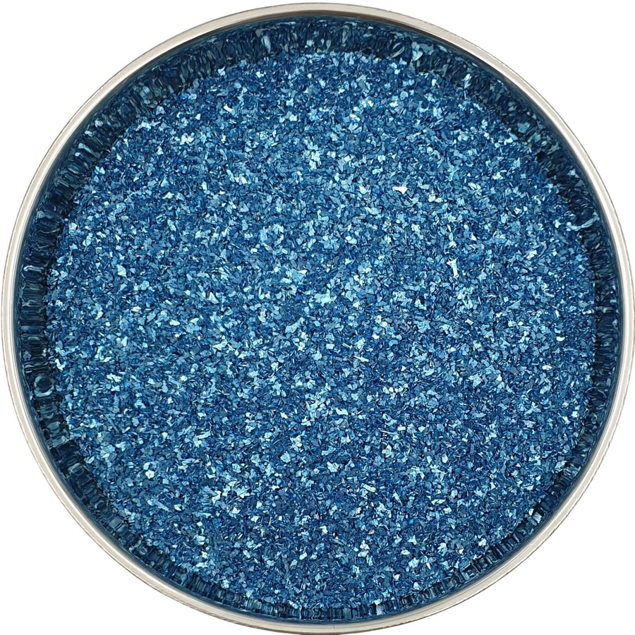 Light Blue Glass Glitter Coarse for resin art