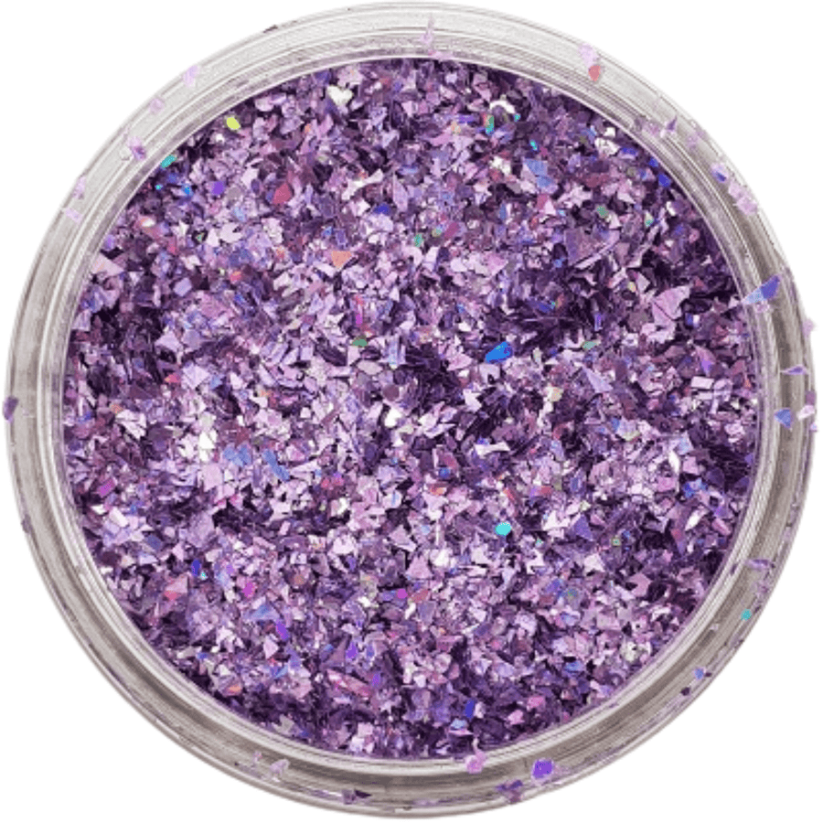 Lilac Glitter Flake Holographic for epoxy resin
