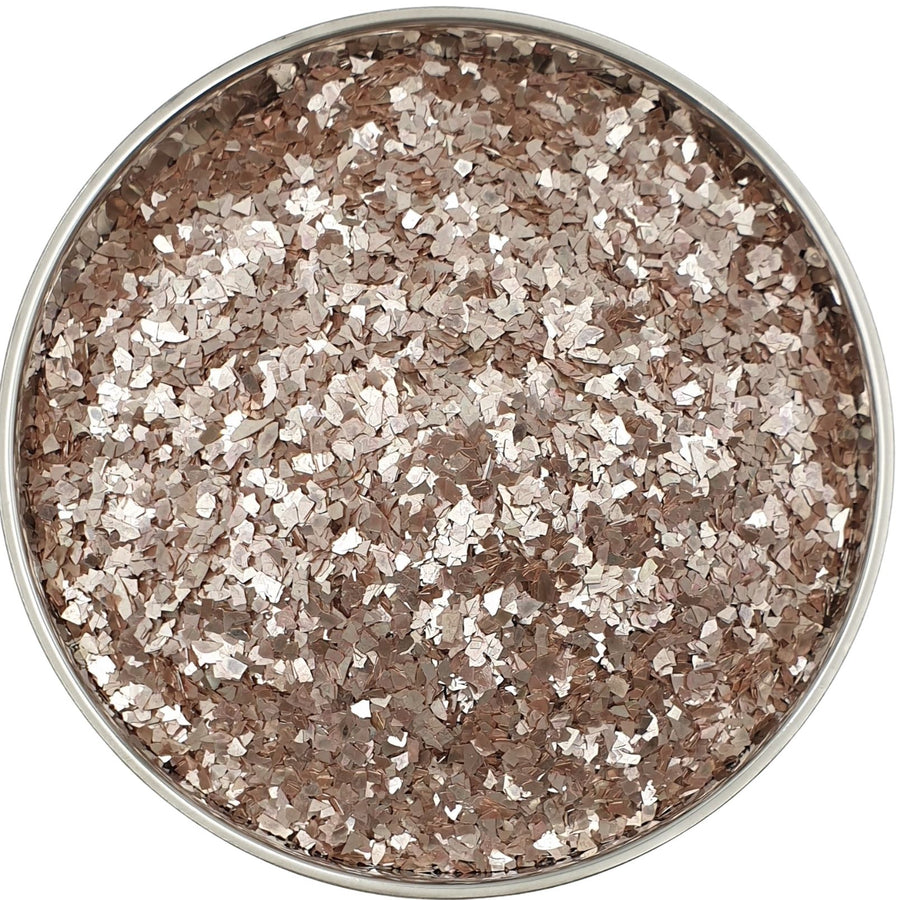 Pink Silver Glass Glitter Super Shard for resin art