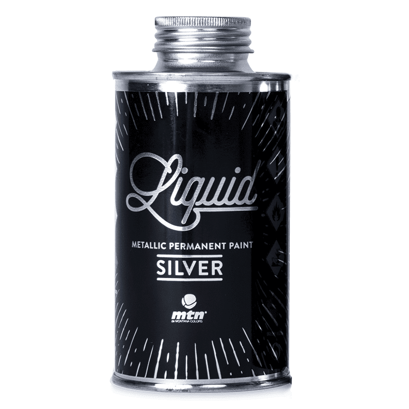 MTN Colors Montana Liquid Metallic Paint Silver