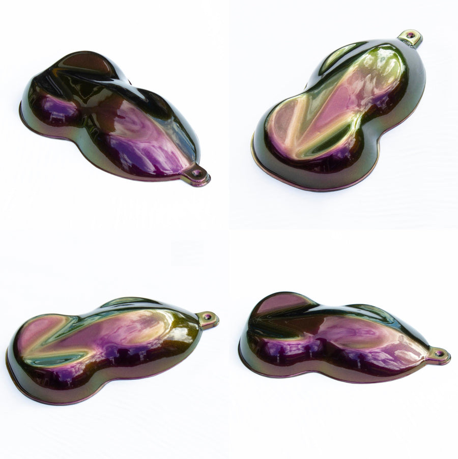 Super Chameleon Pigment 1gm PURPLE / YELLOW / GREEN 20-30UM, mica powder for epoxy resin