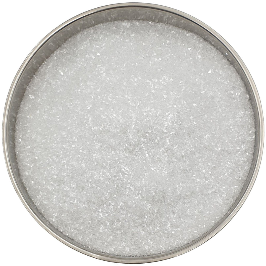 White Translucent Glass Glitter Coarse for resin art