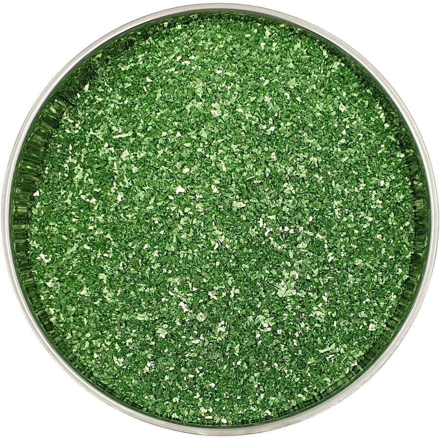 Yellow Green Glass Glitter Coarse for resin art