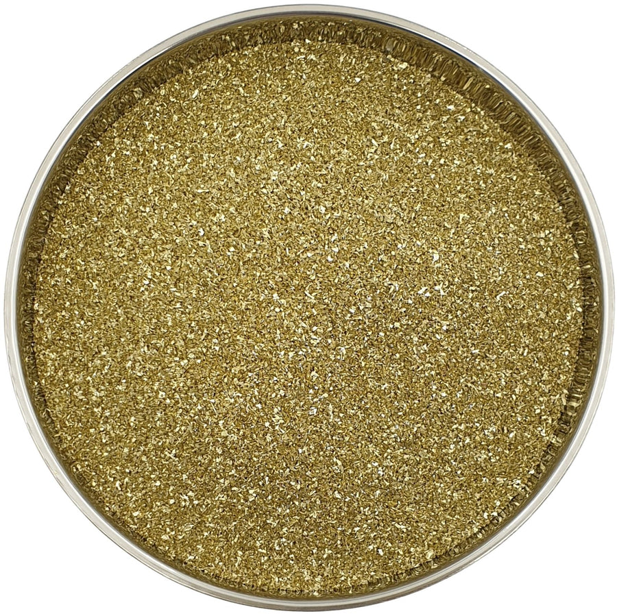 Bright Gold Glass Glitter Medium for resin art