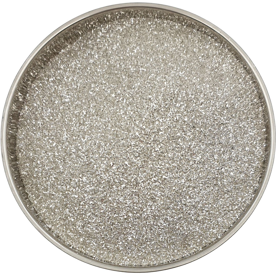 Silver Glass Glitter Medium for resin art