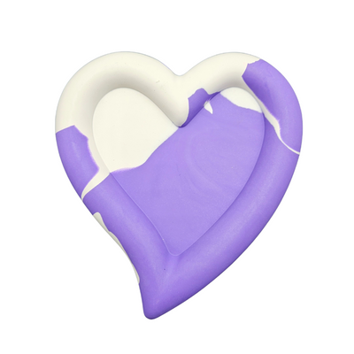 Stylish Heart Shaped Trinket Tray Silicone Mould