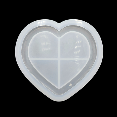 Cute Heart Shaped Trinket Plate Silicone Mould