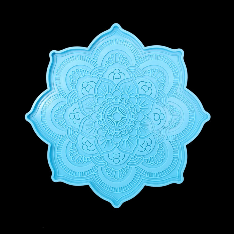 Mandala Flower Tray Silicone Mould