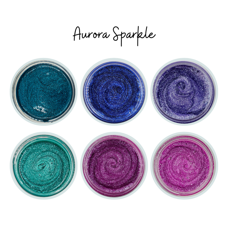 Aurora Sparkle - Epoxy Pigment Paste Colour Palette