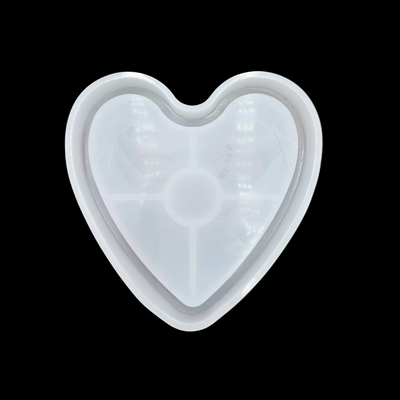 Heart Coaster Tray Silicone Mould