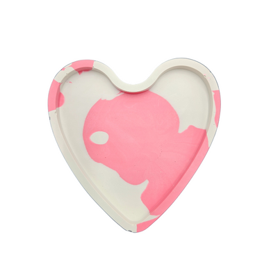 Heart Coaster Tray Silicone Mould