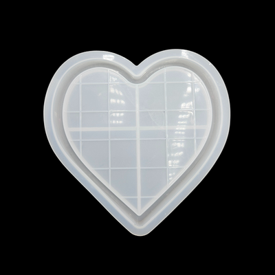 Lattice Heart Trinket Tray Silicone Mould