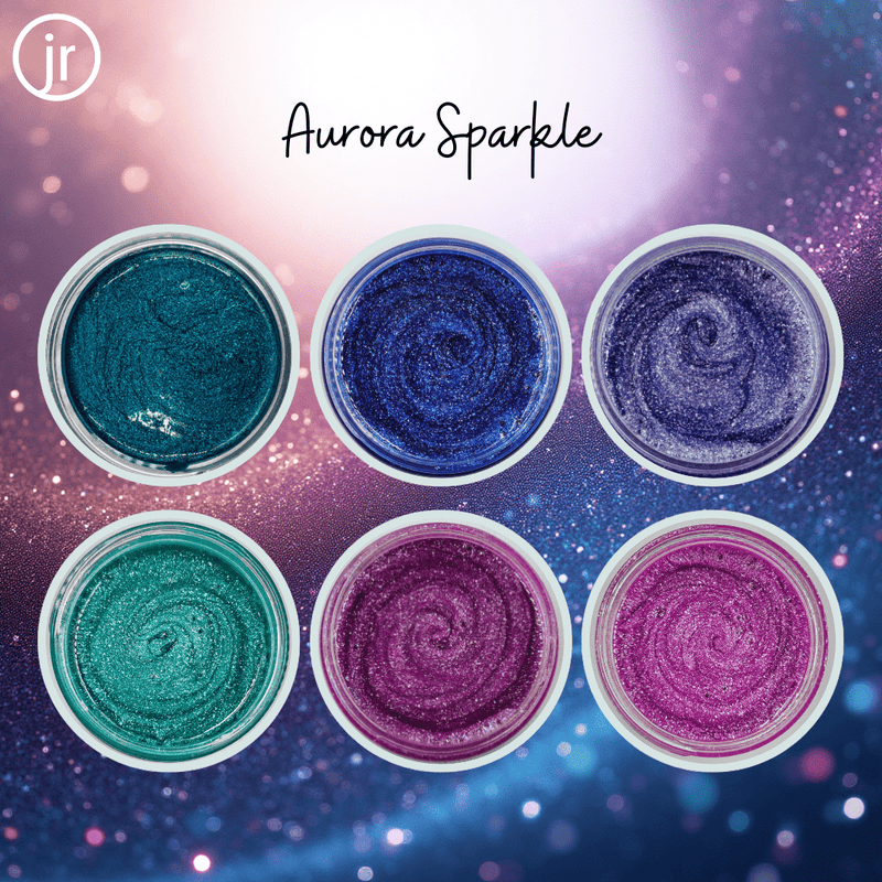 Aurora Sparkle - Epoxy Pigment Paste Colour Palette just-resin