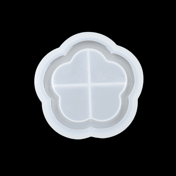 Flower Shaped Trinket Tray Silicone Mould