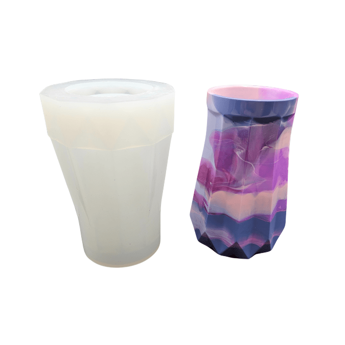 Geometric Mini Vase Silicone Mould