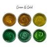 Green & Gold - Epoxy Pigment Paste Colour Palette