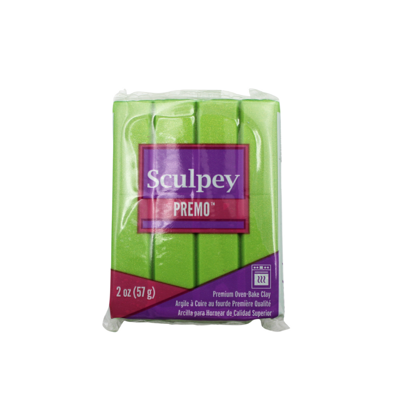 Premo Sculpey Clay - 57g - Bright Green Pearl