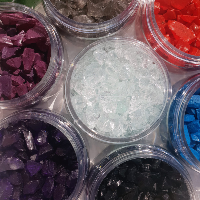 Clear Glass Fragments 250gm
