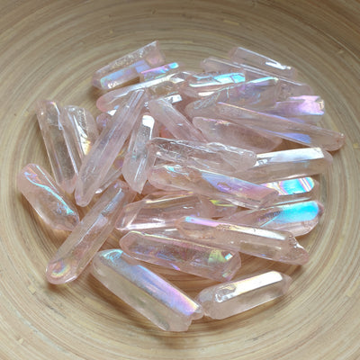 Angel Aura Quartz Crystal Points 100gm