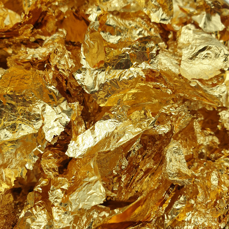 Metallic Foil Flakes 15gm - Gold