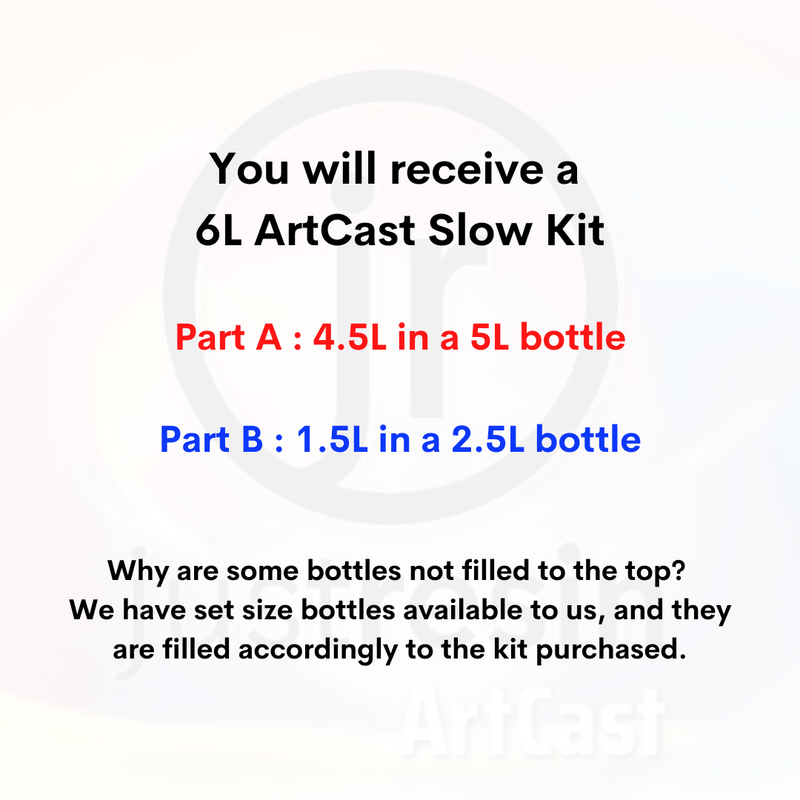 ArtCast Epoxy Resin - Slow - 6L Kit