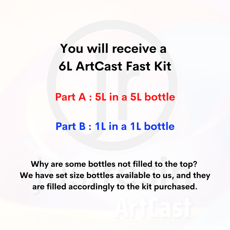 ArtCast Epoxy Resin - Fast - 6L Kit