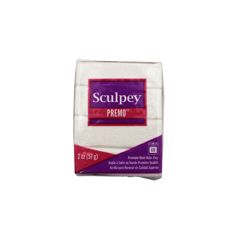 Premo Sculpey Clay - 57g - Frost White Glitter